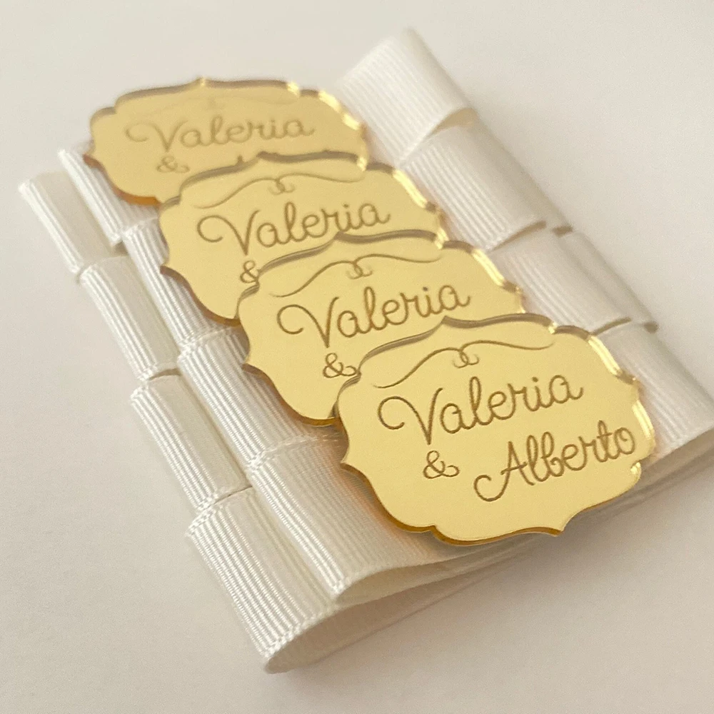 

Акриловые зеркальные свадебные бирки на заказ, 30 шт., персонализированные именные бирки, лучшие сувениры для ваших гостей, декор для вечеринки, особые случаи