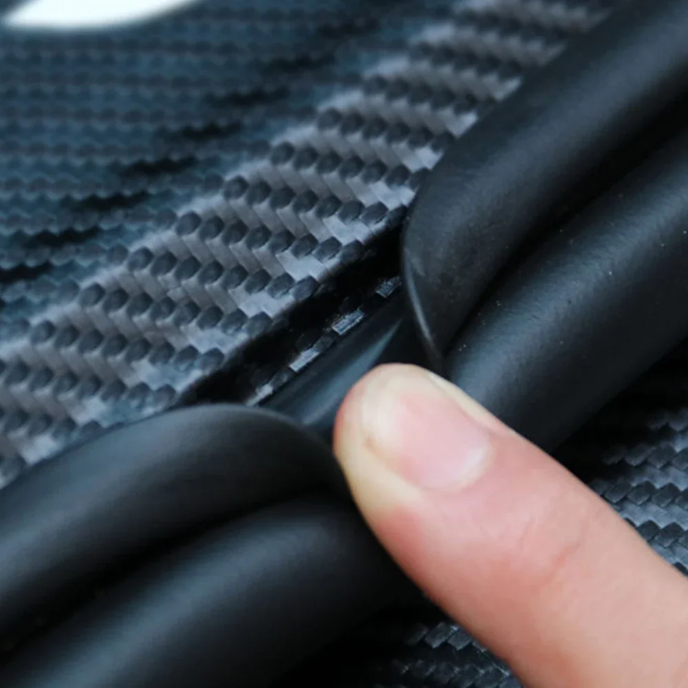 Car Stickers Door Sill Strips Pedals Carbon Fiber Protection Strips for HYBRID Toyota RAV 4 Prado Camry Corolla Yaris view 5