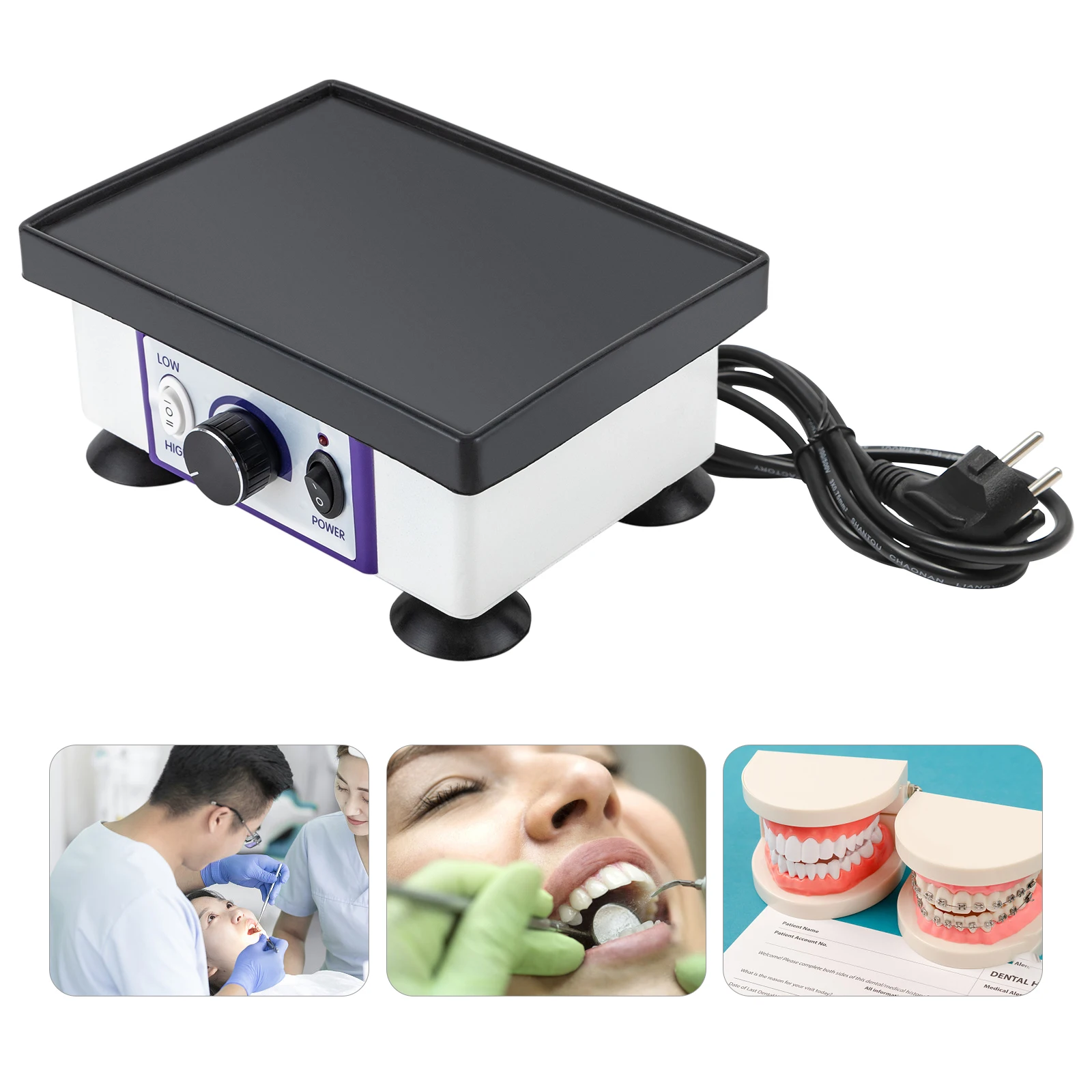 Dental vibrator 120W 220V Adjustable plaster vibrator for dentists and craftsmen, etc