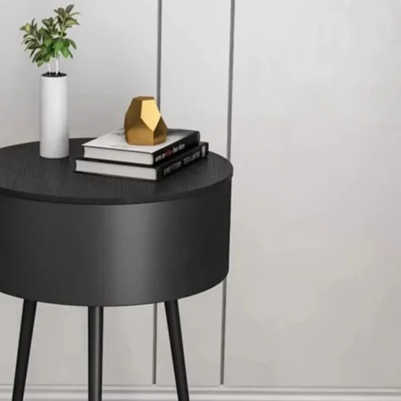 

Design Bedside Table Desk Drawer Sofa Side Bedroom Storage Bed Living Room Nightstands Night Closets Stand Designer Cabinet Home