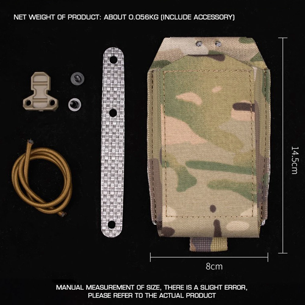 Tactical Belt Magazine Pouch For 5.56 7.62 Outdoor Hunting Rifle Pistol Mag Pouch Horizontal Militar Airsoft Ammo Equipment