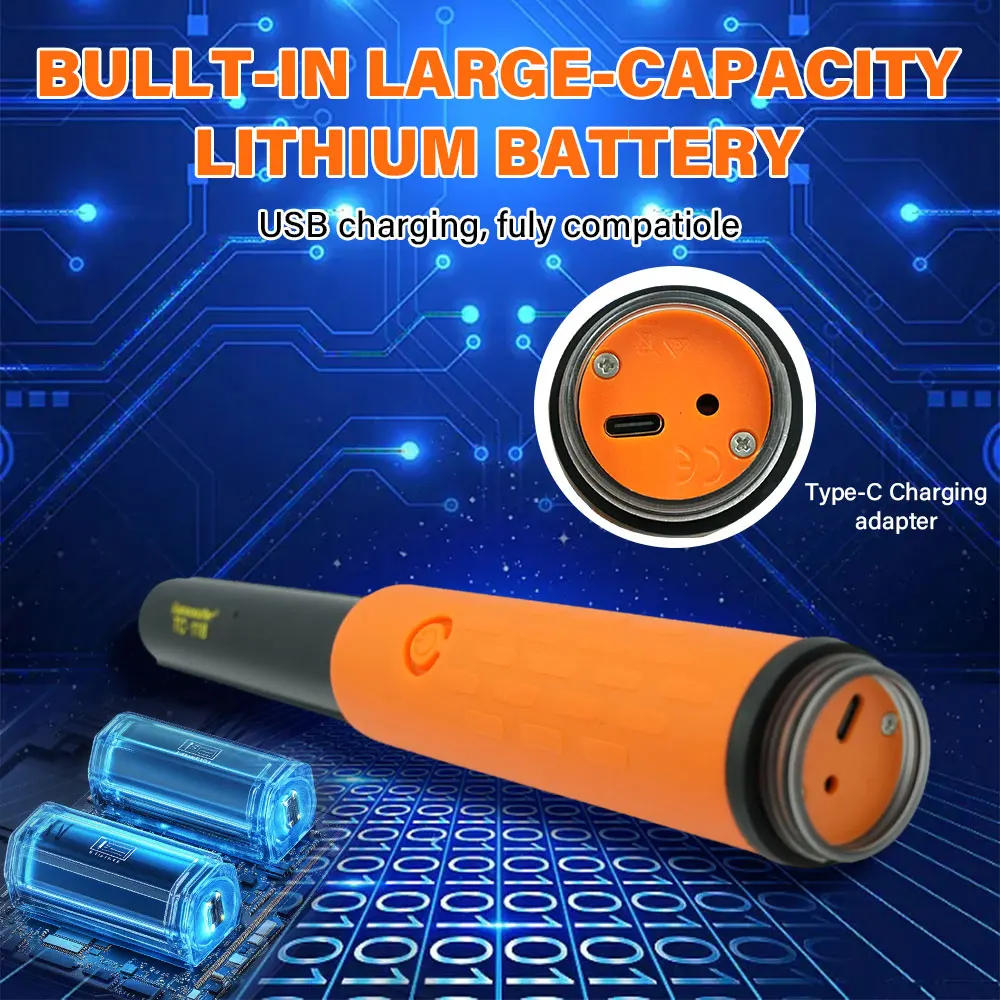 Asta di posizionamento del metal detector portatile TC-118 portatile di alta qualità Protable Puntatore di ricerca del tesoro con posizione precisa IP68 impermeabile