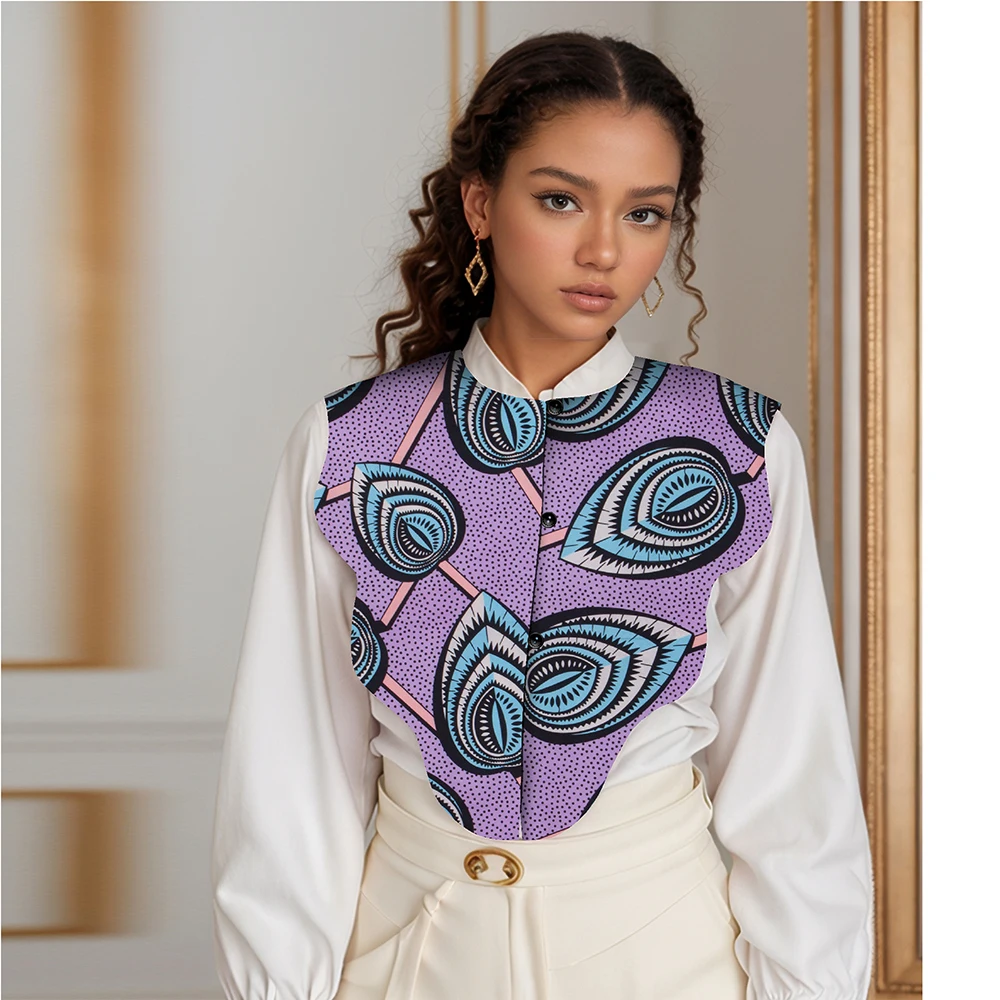 

New Chinese Cloud Shoulder Bazin Riche African Women's Tippet Collar Accessories Personalized Customized Gift Wyb883