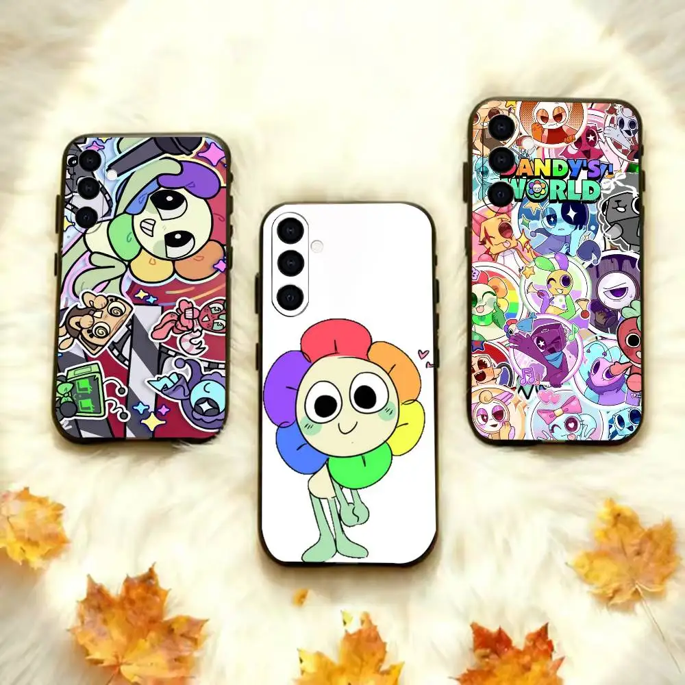 Horror Game Dandys World  Phone Case For Samsung Galaxy A20,A21s,A22,A31,A32,A52,A53,A72,73,A80 Black Silicone Case