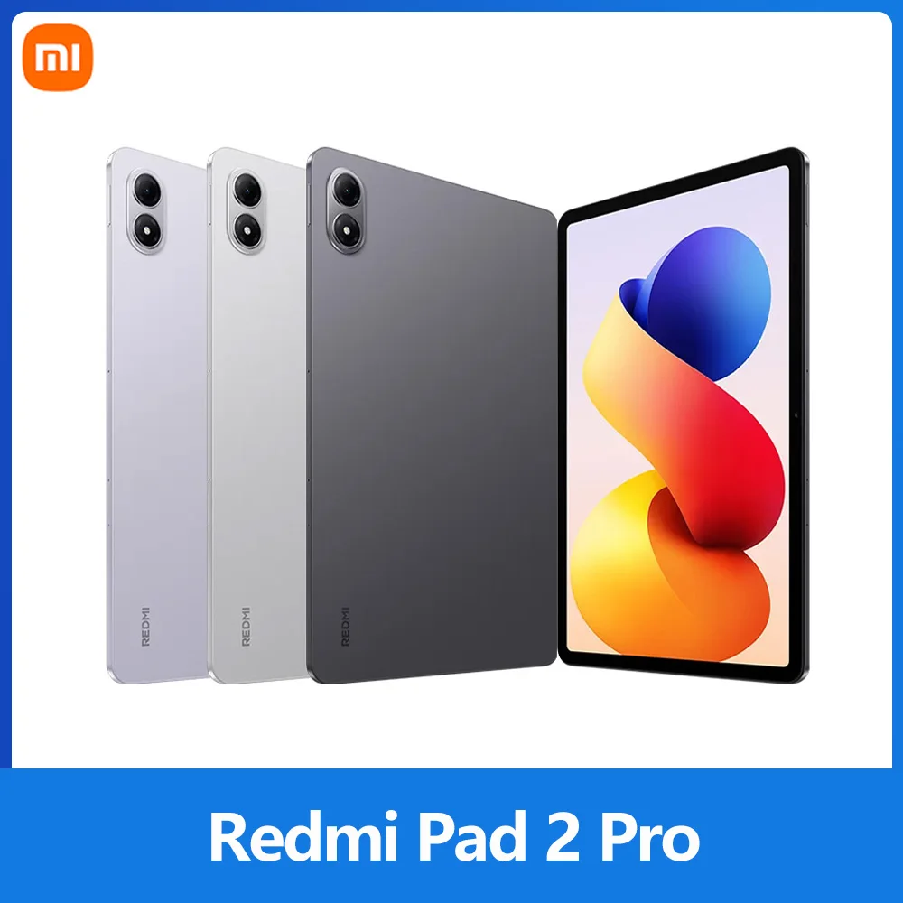 Xiaomi Redmi Pad 2 Pro Wi-Fi,Tablette,Snapdragon® 7s Gen 4,120 Hz,Écran 12,1" 2,5K d'une clarté,Caméra 8 MP,12000 mAh Batterie
