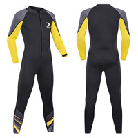 ZCCO Kids Wetsuit,2.5mm Neoprene Diving Suit for Teens,Full Body Swimsuit for Boys and Girls,Long Sleeve One Piece Wet Suit
