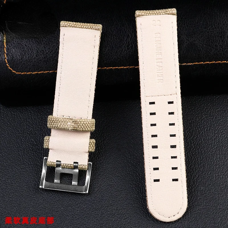 for Hamilton Khaki Field Canvas Watch Strap H68201993 H70605963 Citizen City Watch Band