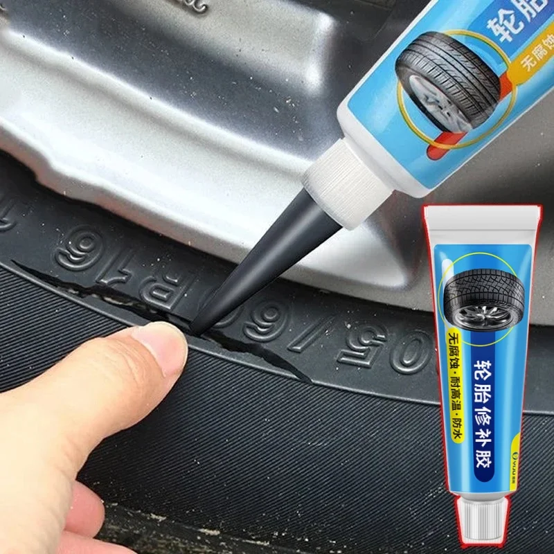 Car Motorbike Bicycle Tyre Tire Repair Sealant Liquid Rubber for Tire Repairing Glue Liquid Strong Rubber Adhesive Glue Tool