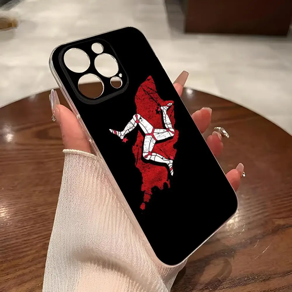 TT Isle of Man Racing Phone Case for iphone 14Pro 16 15 11 12 14 Pro Max Mini 8 Plus XR XS SE2020 Transparent Cover