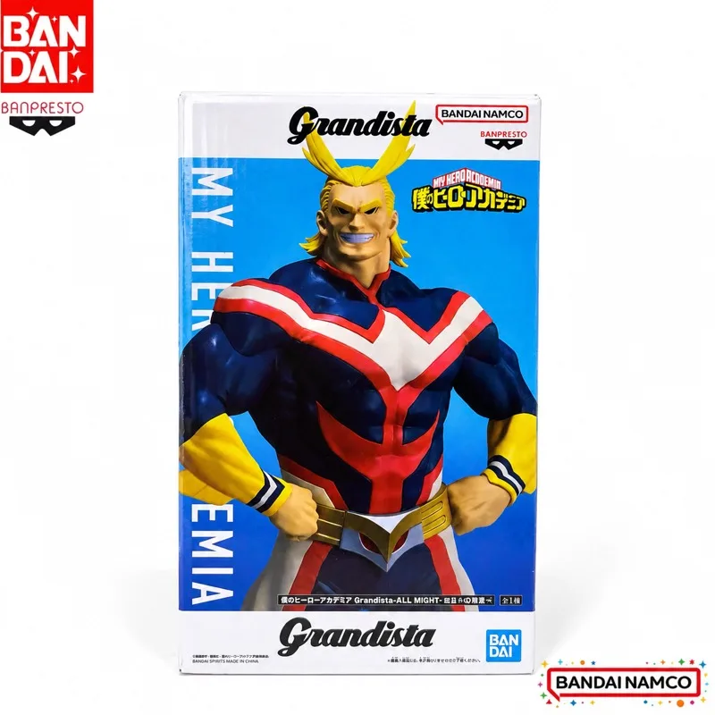 Auf Lager: Bandai Original Banpresto My Hero Academia All Might Actionfigur Modellpuppe Brandneu in Box Anime-Charaktere Spielzeug