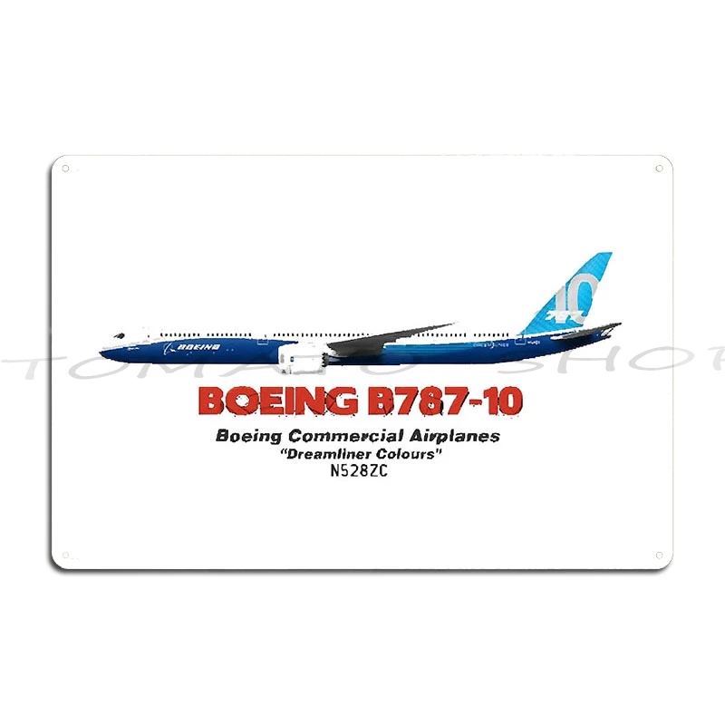 Dreamliner Flightdeck Metal Sign Poster Wall Decor Club Bar Living Room Bar Cave personalized  Tin Sign Poster