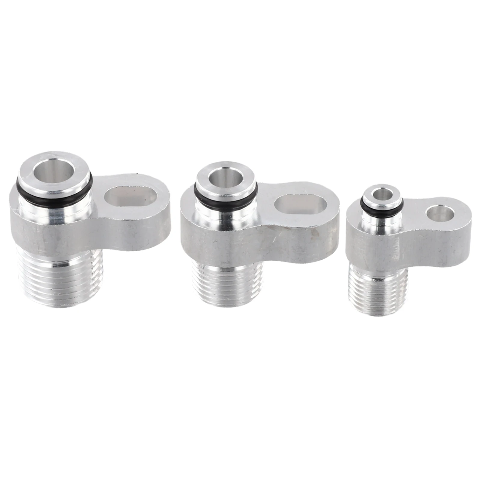 3pcs Car A/C Lines AC Compressor Drier Condenser Radiator Fitting Adapter For Car Air Conditioning Hose R134a