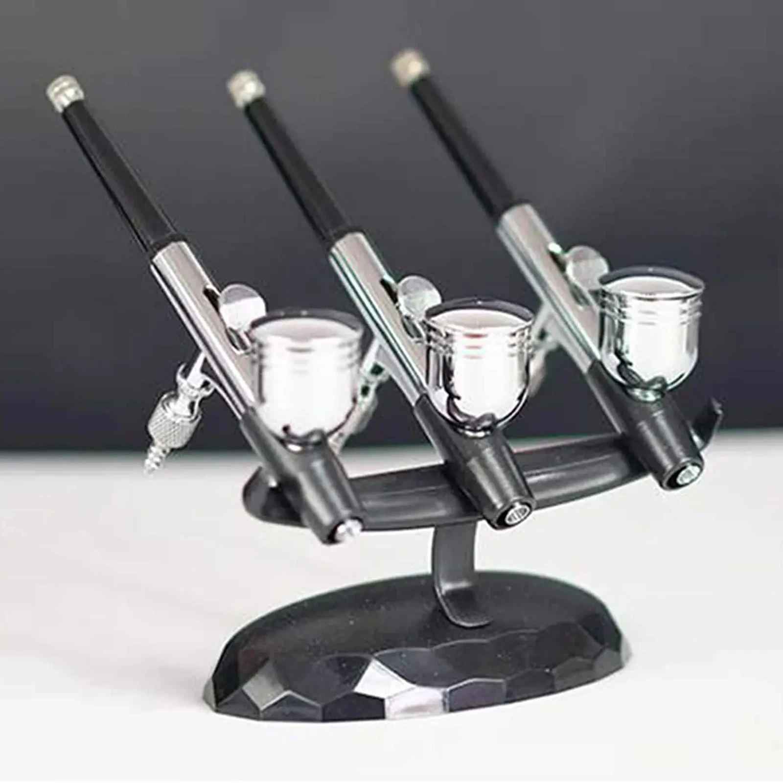 Imagem -04 - Desktop Airbrush Stand Nail Art Portátil Universal Tabletop
