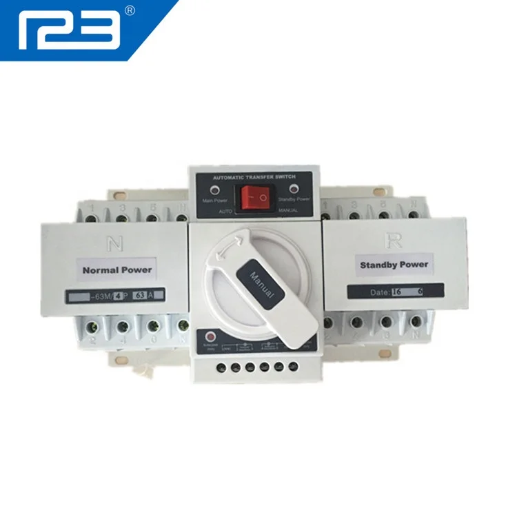 Przełącznik transferu ATS klasy CB YEQ1-63M1/3P dla generatora