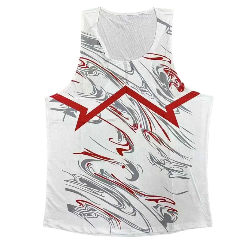 3D Printed Colorful Gradient Stripes Tank Tops For Men Geometry Pattern Tees Summer Casual Loose Street Sports O-Neck Tops Vest