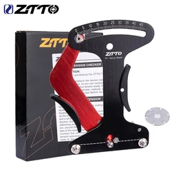 ZTTO CNC Bicycle Spoke Tension Meter Wheel Builders Tensioner Tool MTB Road Spoke Wrench Checker Indicator Accurate Stable Tool