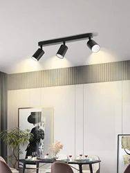 Three Way Adjusted Angle Ceiling Light LED GU10 220V Ceiling Chandelier Lustre Indoor Modest Ceiling Led Lamps Home Spotlights