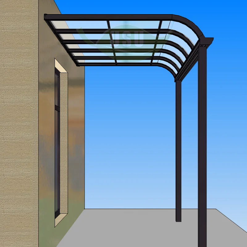 DIY Skylight Awning Double Side Retractable Canopy for Glass Roof Sunshade Outdoor Waterproof Window Shelter Folding Awning