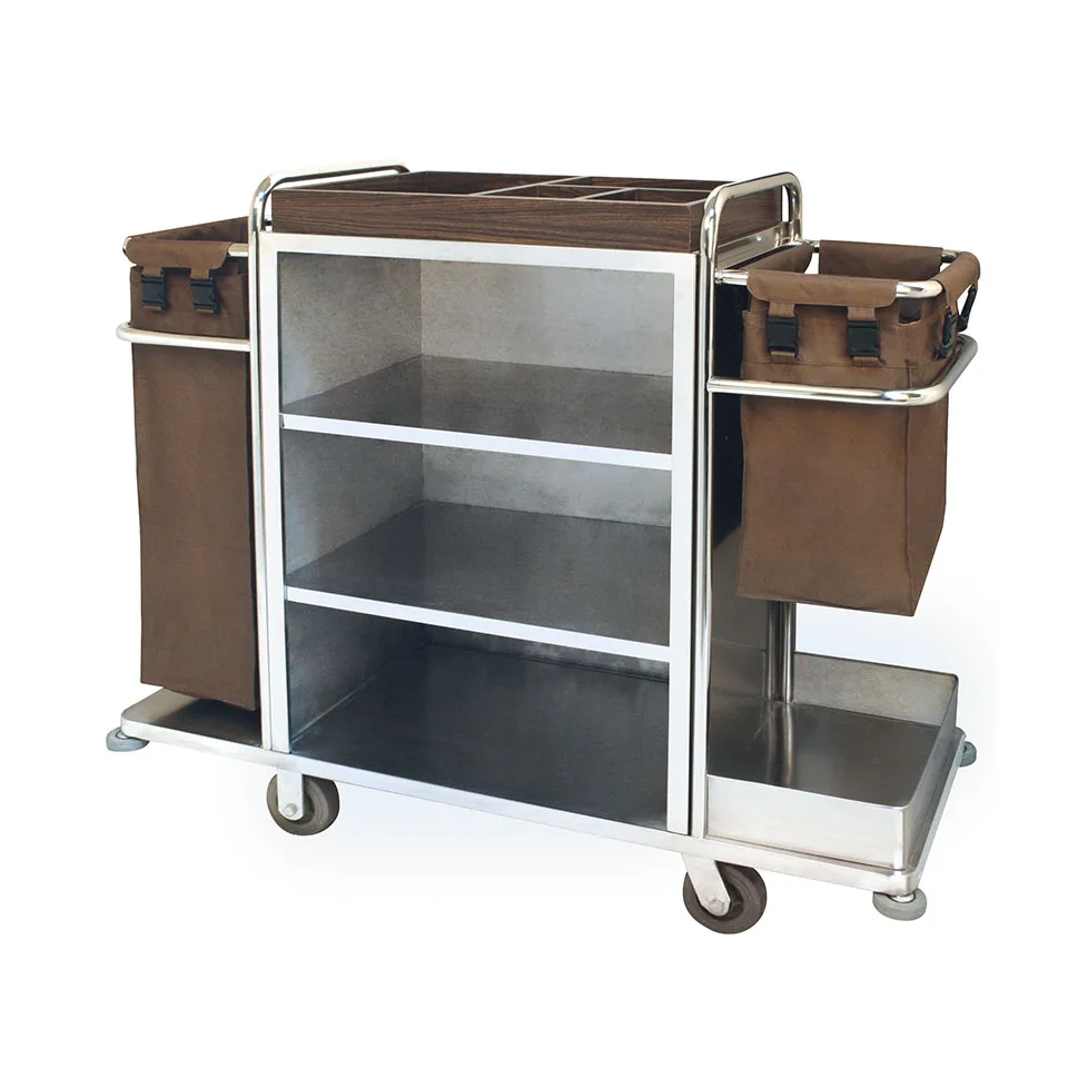 Catering Cucina Ristorante Camera d'albergo Carrello di servizio per la pulizia Carrello per le pulizie dell'hotel Carrello per le cameriere Carrello per la pulizia Carrello per i giocatori