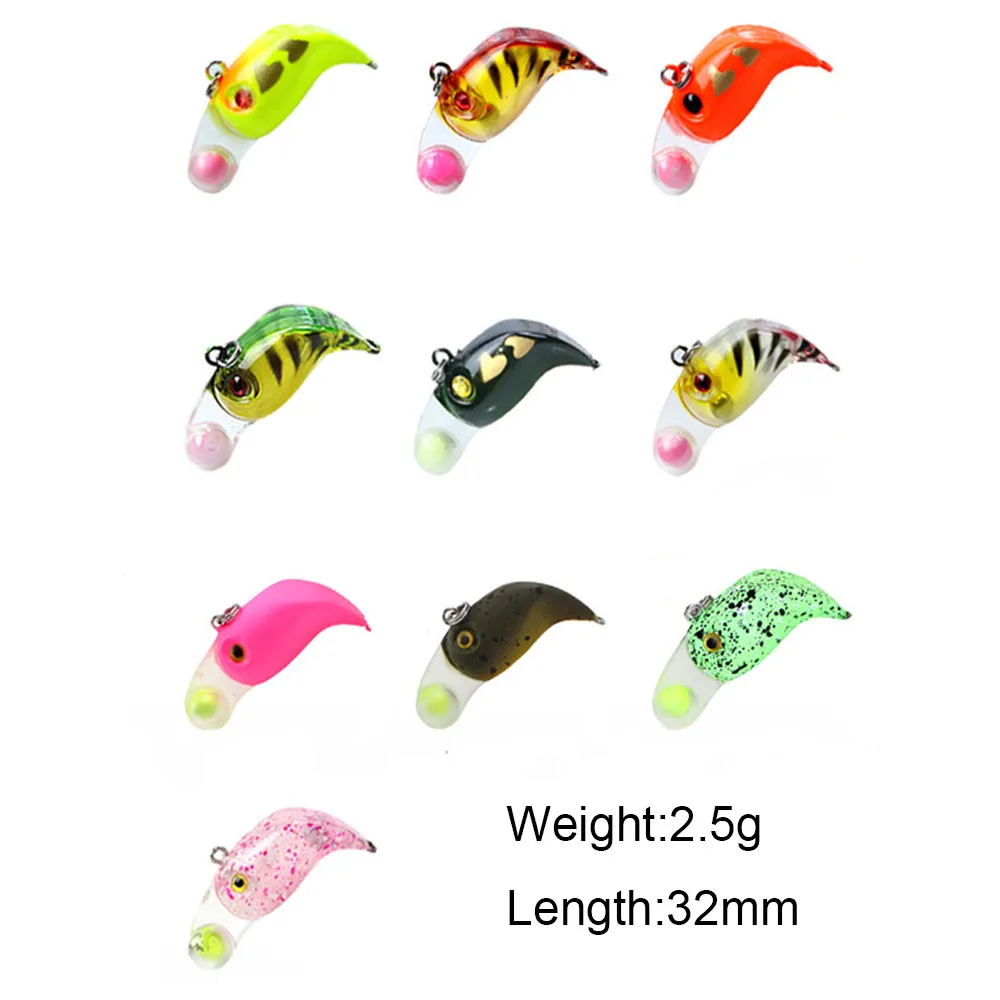 HISTOLURE  Single Hook Trout Fishing lures 32mm 2.5g VIB Spinner Casting Bait Sinking Minnow Wobbler Crank Fishing Tackle