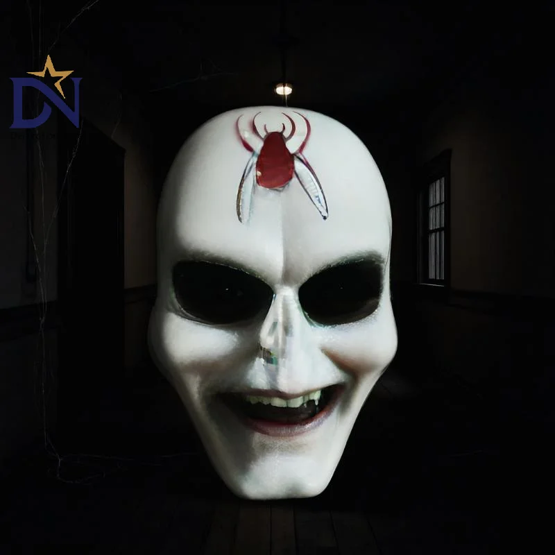 

Spooky Elf Skull and Orc Mask, Halloween Goblin Monster Helmet, Demon Costume Prop