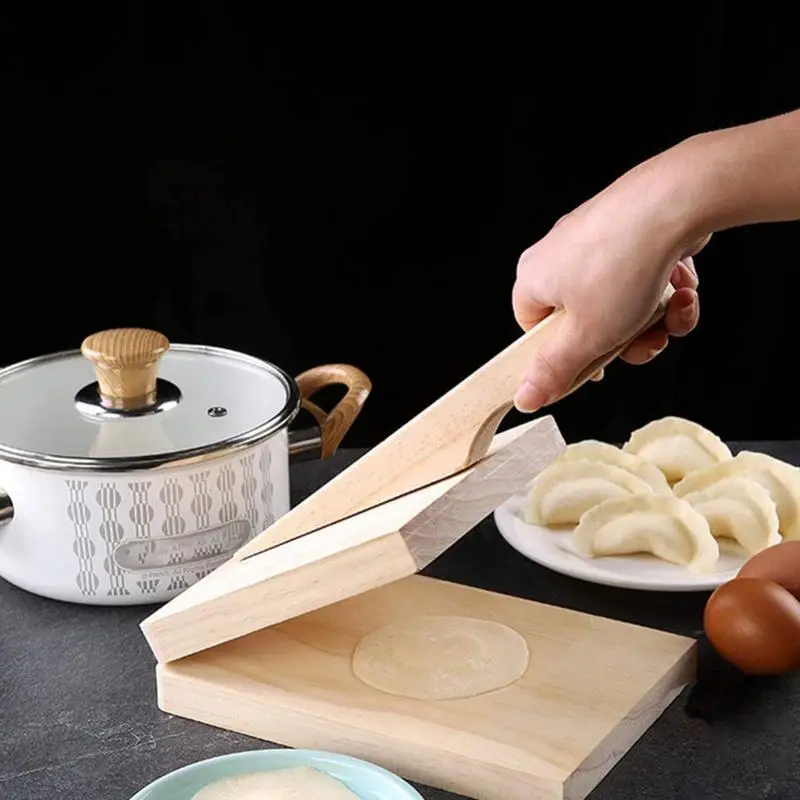 6 Inches High-quality Solid Wooden Tortilla Press Dumpling Skin Maker Tools Practical Pressing Tools Kitchen Tool astounding