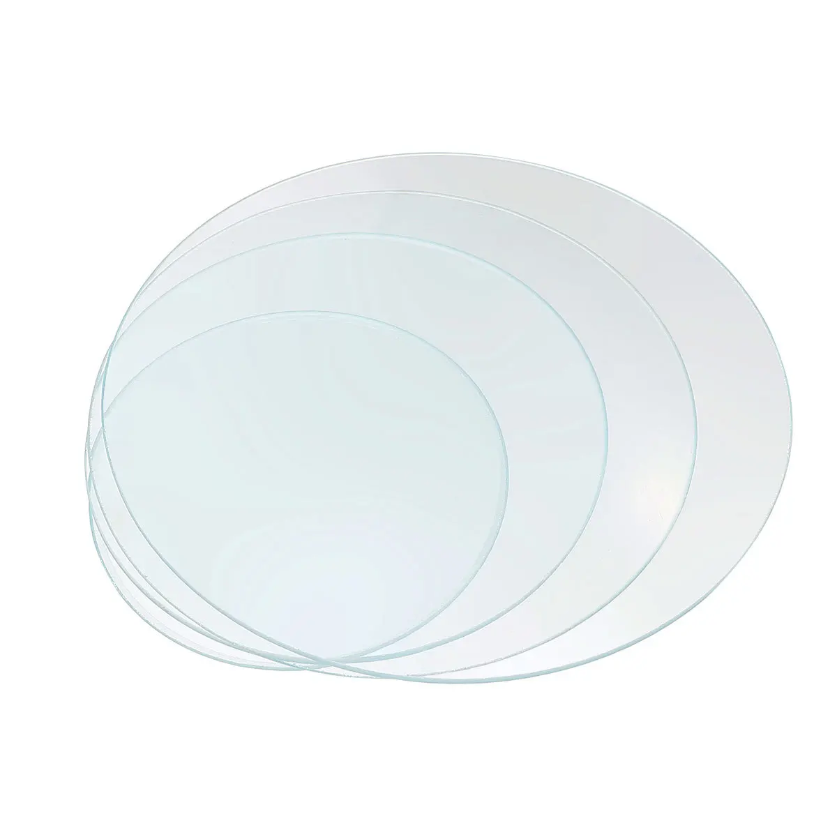 

4Pcs Thickened Watch Glass High Heat Resistance Laboratory Glass Equipment for Chemistry Use Multiple Functions