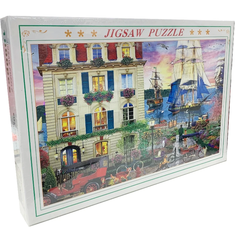 75*50cm Puzzle di carta per adulti 1000 pezzi vita piacevole paesaggio adulti sollievo dallo Stress bambini regali di intrattenimento educativo