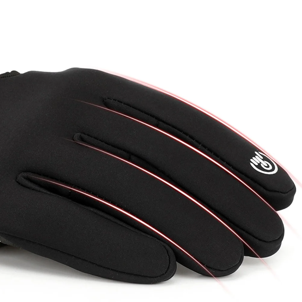 Running Gloves Touching Screen Outdoor Cycling Waterproof Warm Windproof Grey Men and Women