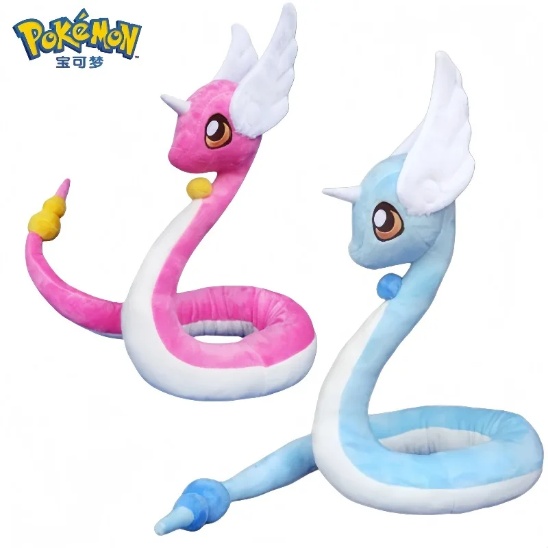 170CM Pokemon Dragonair Plush Toy Large Size Cartoon Plushies Pillow Soft Anime Stuffed Doll Sofa Cushion Peluche Birthday Gift