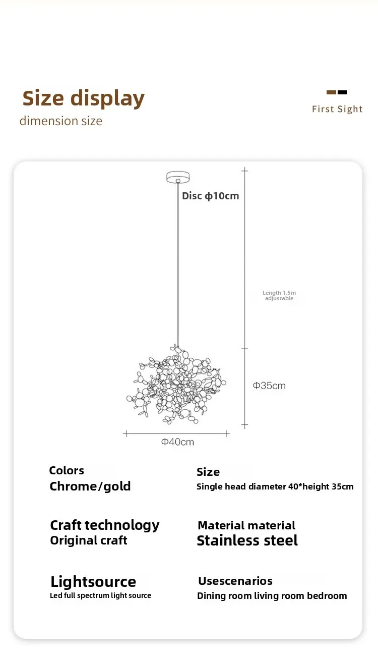 Creative Restaurant Lighting Dining Table Personality Creative Light Luxury Long Bar Island Clothing Store Chandelier