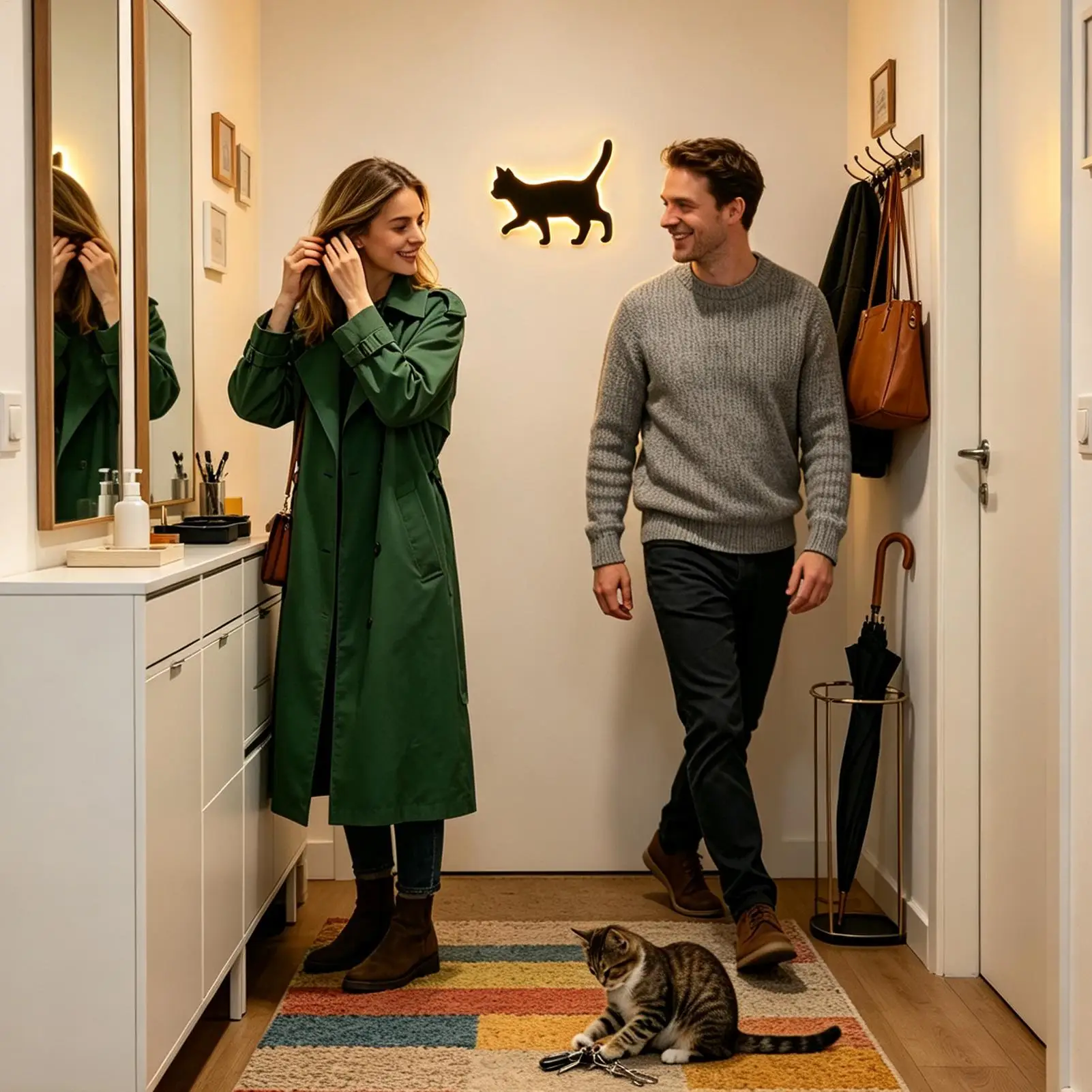 Wall Sconce Animal Cat Sound Light Sensor Hallway Lighting Cute Wall Sconce Light For Homeowners Renters Decorators Home Office