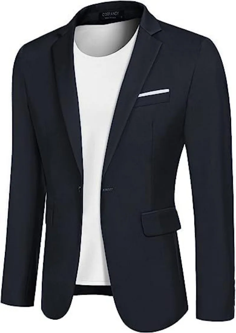 New Men's Suit Jacket for Foreign Trade, Fashionable and Versatile, Spring and Summer Single Piece Suit for Men's Clothing