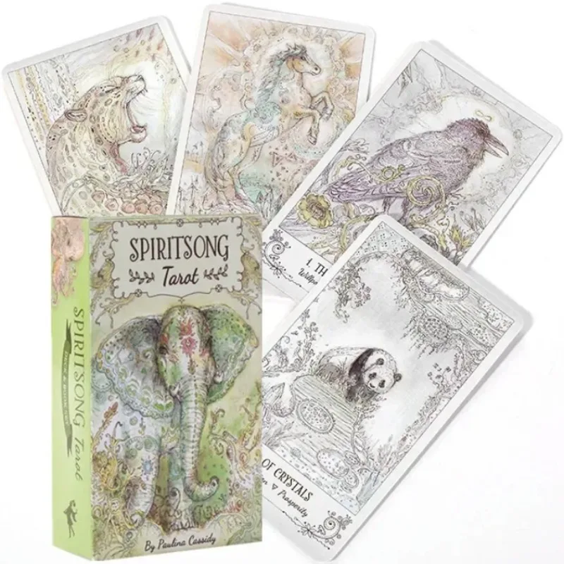 Spiritsong-baraja de cartas de Tarot, juego de mesa de oráculo, entretenimiento del destino, adivinación, Inglés