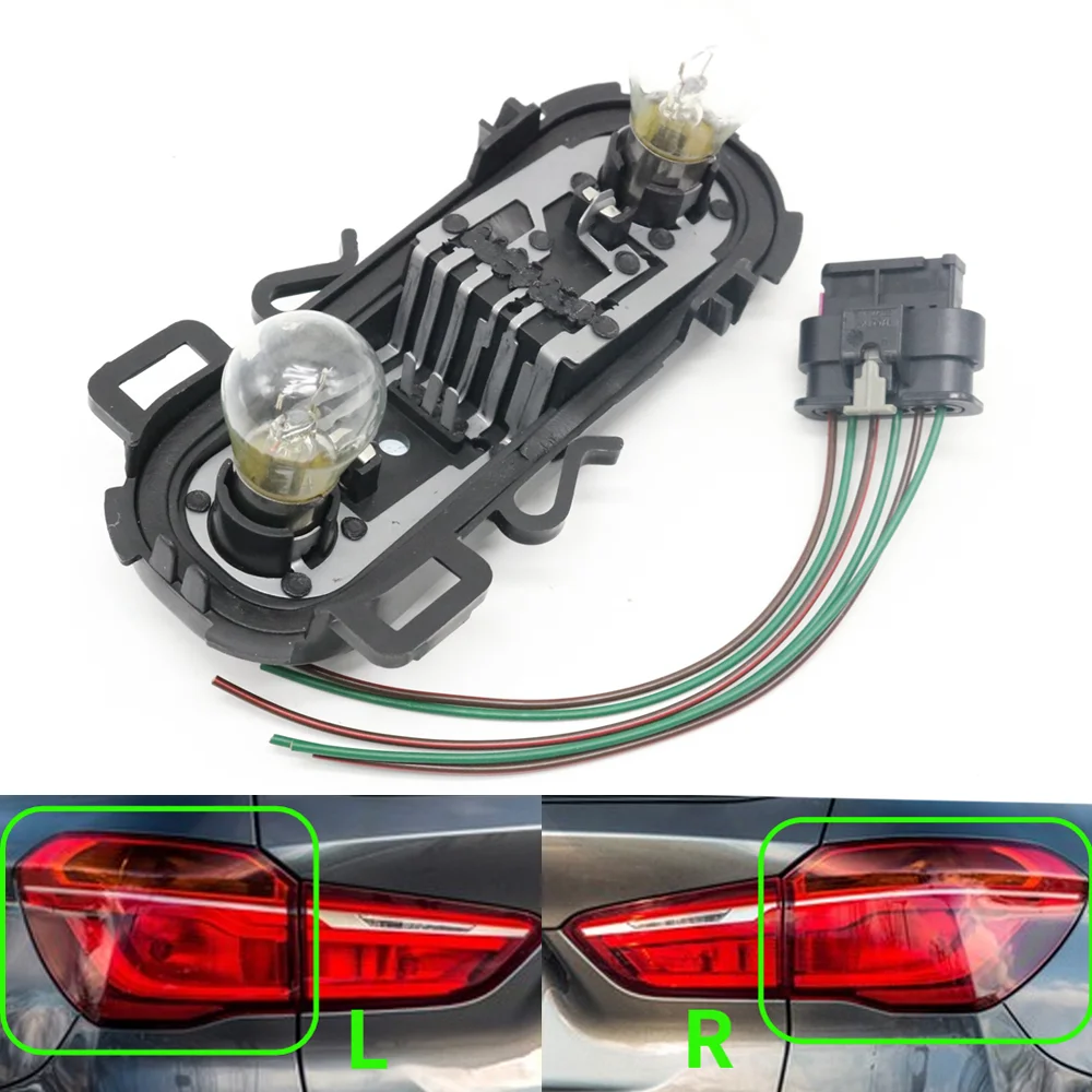 

Rear Tail Light Lamp Connector Socket Holder Plug Bulb For BMW X1 F48 F49 sDrive18Li Xdrive20d XDrive20Li xDrive25Le 2016-2019