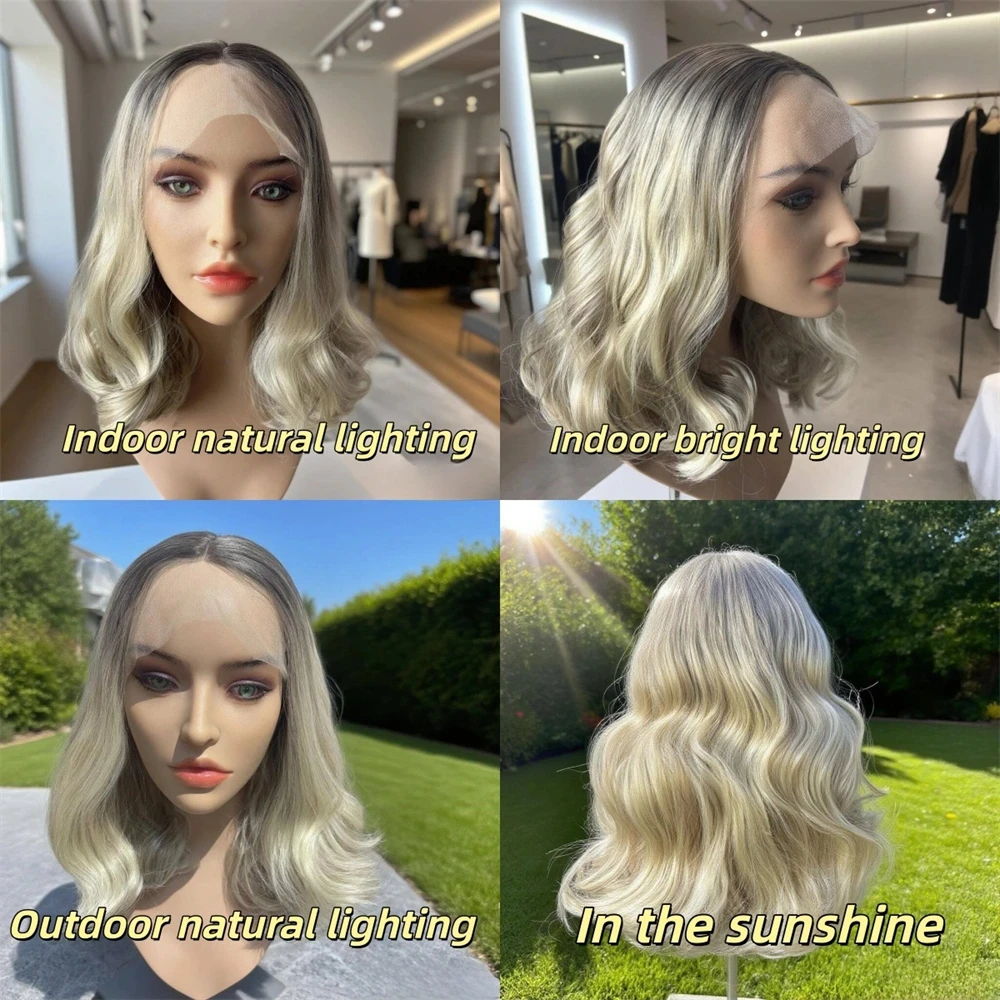 short-wave-bob-ombre-ash-blonde-synthetic-hd-lace-front-wig-for-women-girls-gfit-wig-realistic-look-natural-hairline-daily-wear