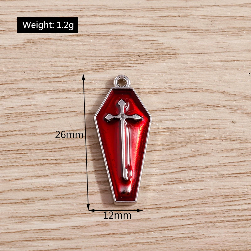 10 Stück süße Legierung Steampunk Kreuz Charms für Schmuckherstellung DIY handgemachte Tropfen Ohrringe Anhänger Halsketten Handwerk Zubehör – Detail 24