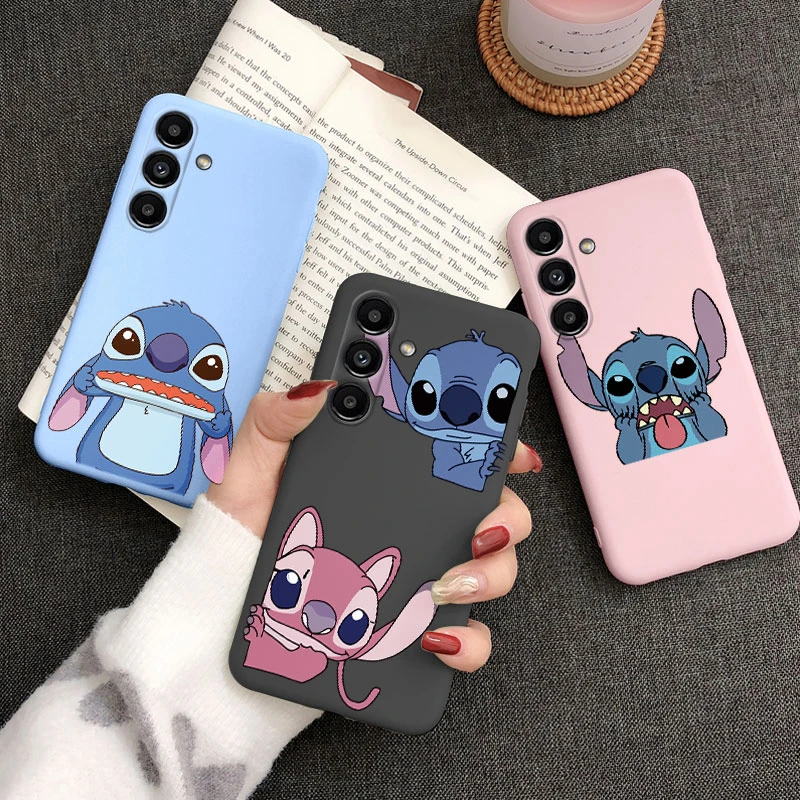 Classic Lilo Stitch Case For Samsung Galaxy A14 5G Phone Cover Cartoon Girl Gift Soft Silicone Capa Coque Funda For Samsung A 14