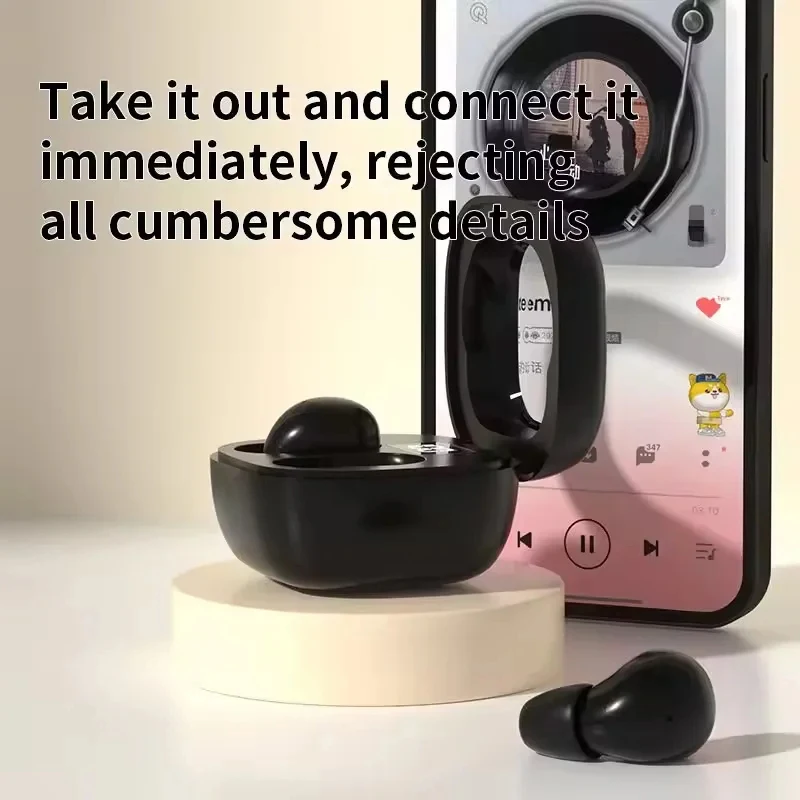 XIAOMI SK19 Bluetooth наушники с микрофоном с шумоподавлением мини-невидимый сон 5.3 TWSHIFI стерео беспроводные наушники