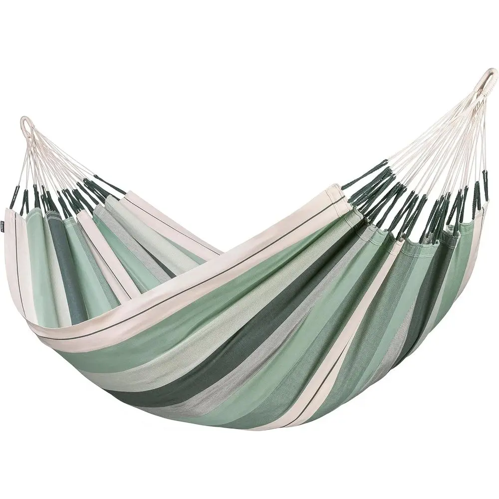 

Двухместный хлопковый гамак для улицы и дома, оливкового цвета, грузоподъемность 355 фунтов.