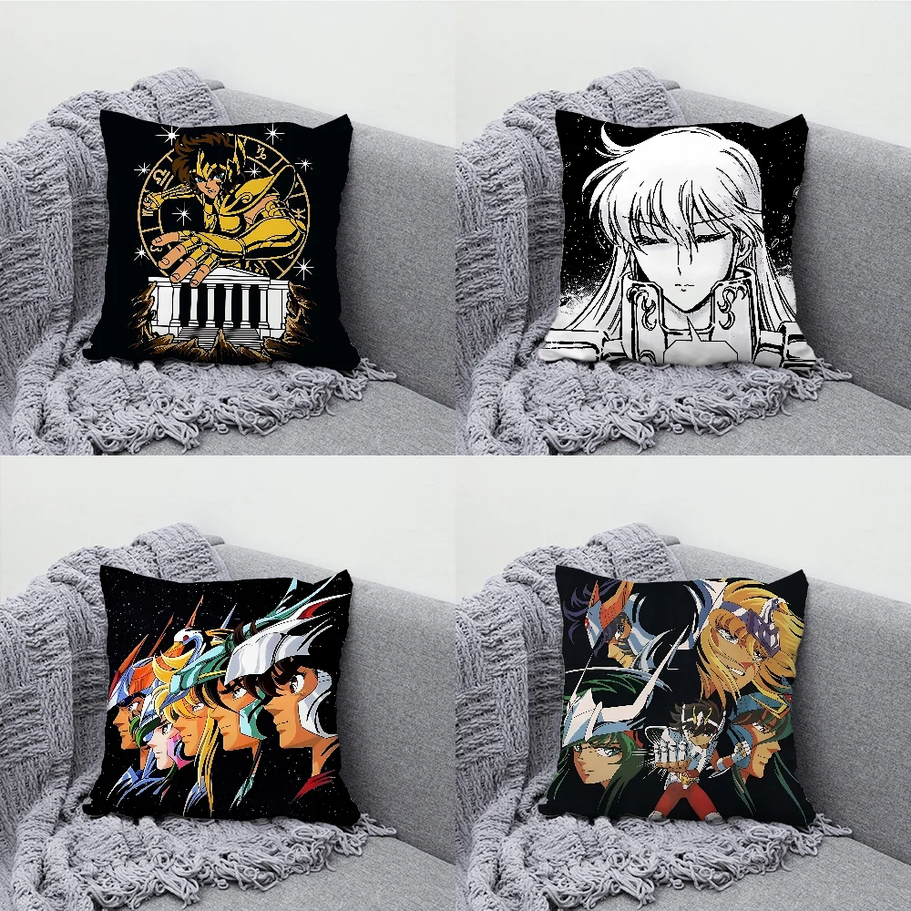 Knights Zodiac S-Saint Seiya Pillow Case Soft Cushion Cases for Farmhouse Sofa Decor Home Decorations and Protector Pillow Case