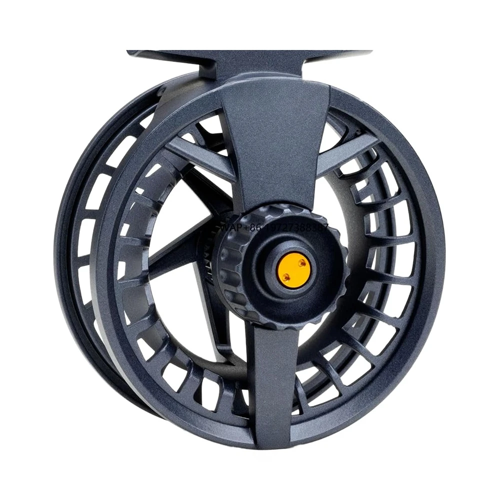 

5+1 BB Aluminum Alloy Fly Fishing Reel CNC Machine Cut Large Arbor Die Casting Reel for Lake Fishing