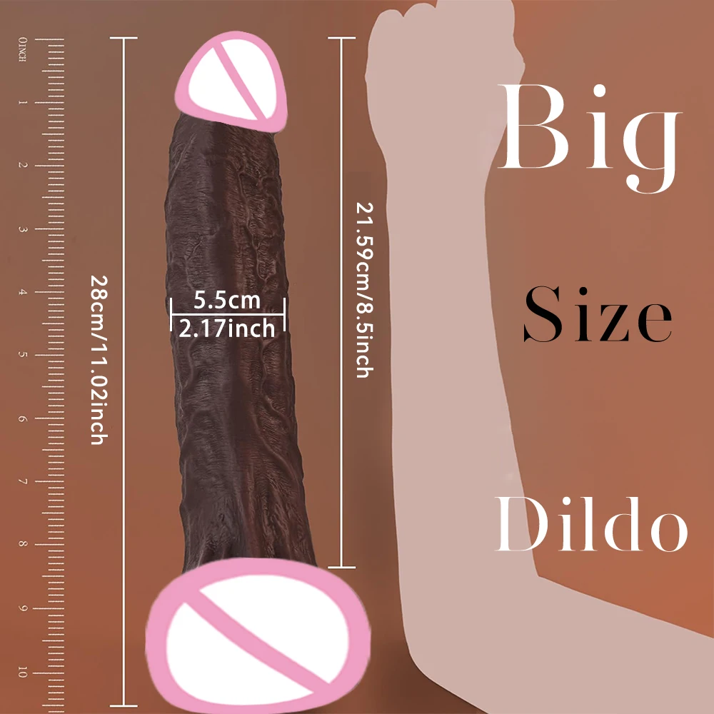 Realistic Long Dildo Black Anal Plug with Suction Cup Big Penis Butt Plug Long Dick Sex Toys for Women Men Phallus Anal Dilator view 2