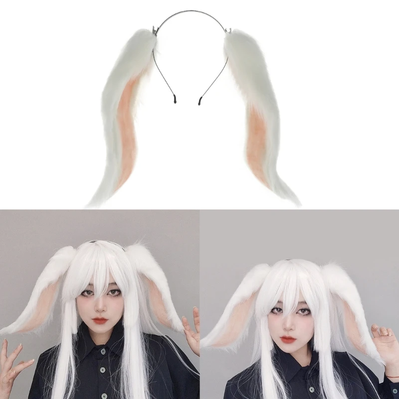 ウサギバンニーヘアフープコミック,動物のヘッドバンド,アニメ,コスプレアクセサリー,セクシーな悪魔