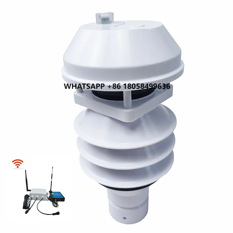 

CE Professional Ultrasonic Ambient Weather Station Wireless with Outdoor Sensor Smart Farm Agriculture Monitoring System