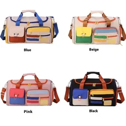 Retro Travel Bag Sports Gym Carry On Crossbody Bags Hand Tote Colorful For Luggage Large Capacity Multi Pocket Duffle Men/Women