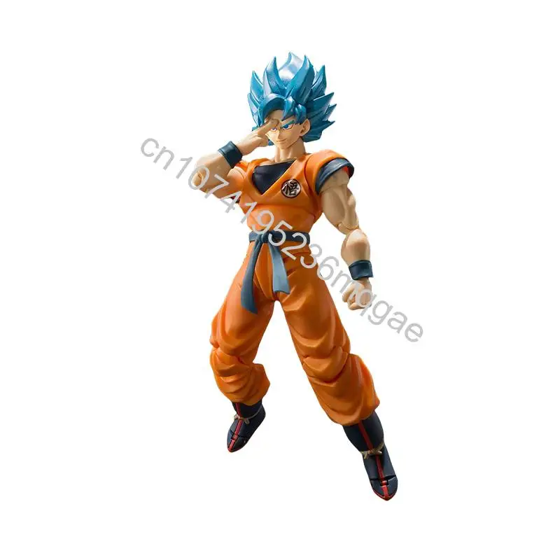 ในสต็อก BANDAI SPIRITS S.H.Figuarts Dragon Ball Super: Broly Son Gokuu รูปอะนิเมะรุ่นของเล่นเดสก์ท็อปเครื่องประดับของขวัญเดิม