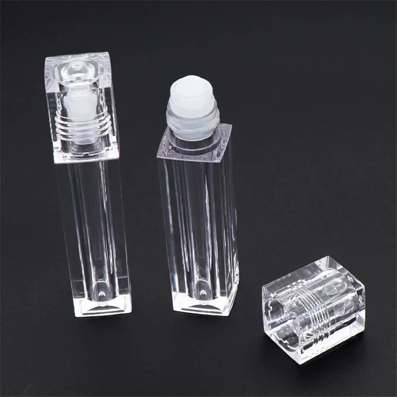 50 pcs 6.5ml Accessories Lip Gloss Roll on Empty Containers Rollerball Roller Tubes  Essential Oil Lip Gloss Refillable Tube