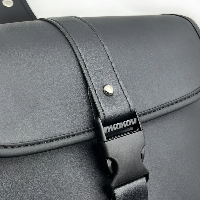 Retro Fashion Motorcycle Saddle Bags Pouch Storage Case Side Luggage Tank Suitcase Waterproof PU Leather Motorbike Accessories