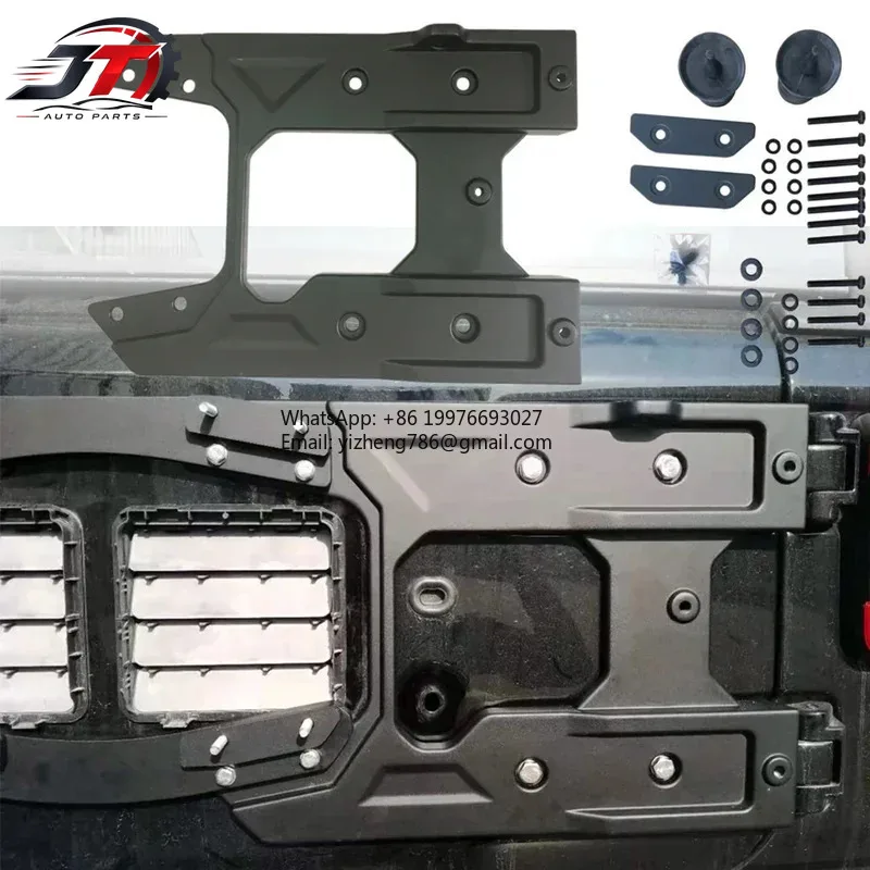 New style Aluminum Alloy spare tire bracket Spare Tire Cer mounting kit for Jeep Wrangler JL